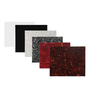 卸売 12x17インチ 4プライ PVC ブラックパール ベースギター ピックガード ブランク素材 スクラッチプレート シート - Product Image 4