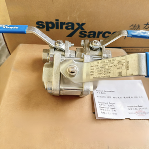วาล์วบอลเหล็กกล้าคาร์บอน Spirax Sarco M10S2RB, การเชื่อมต่อแบบเกลียว 3/4 นิ้ว, ชุดประกอบบอลสามชิ้น - Product Image 2