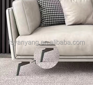 Gambe per <span class=keywords><strong>Divano</strong></span> YANYANG, Supporto Conico Inclinato 15cm, Piedi in Metallo Affusolati per Tavolo e Letto, 6 Pollici - Product Image 6