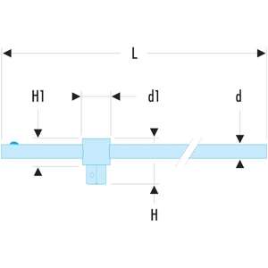 FACOM-Té coulissant à entraînement 1 ''M.120A-ACCESSOIRES CLÉ À DOUILLE EAN 3148516618610 1" - Product Image 2