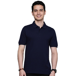 เสื้อกอล์ฟผู้ชายแบบแห้งเร็วสั่งทำขายส่ง ผลิตจากโพลีเอสเตอร์ระบายอากาศเป็นมิตรกับสิ่งแวดล้อม รับผลิตแบบ OEM - Product Image 1