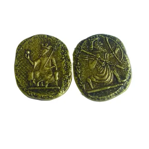 En gros Personnalisé <span class=keywords><strong>Rare</strong></span> <span class=keywords><strong>Métal</strong></span> Laiton Antique Or Argent Plaqué Pièces Pirats Souvenir Trésor Dollar Ancienne Pièce Antique De Collection - Product Image 2