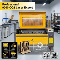 ActionLasers 9060 Macchina per Taglio e Incisione Laser CO2 per Acrilico, Plastica e Legno con Ruida LightBurn, Alta Velocità CNC, Standard CE