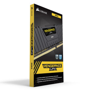 USCorsair Vengeance 8GB DDR4 DRAM 3200MHz C8 Desktop Kit di Memoria Nero Vengeance Nero - Product Image 5