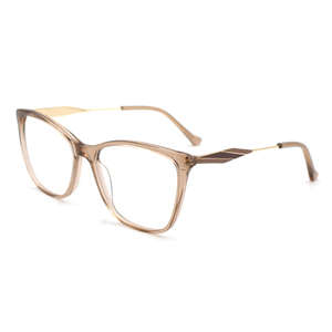 Monture de lunettes en acétate la plus vendue en gros avec branches mixtes à motif animalier pour écran d'ordinateur - Product Image 2