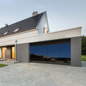 Puerta de Garaje de Lujo Empotrada, Moderna, Oculta, de Aluminio, Sistema de Puerta de Garaje Minimalista para Villa - Product Image 1