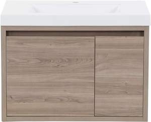 Ensembles d'armoire en mélamine PVC de vanités de salle de bains flottantes modernes de vente chaude du Mexique avec le dessus de l'évier <span class=keywords><strong>blanc</strong></span> - Product Image 5