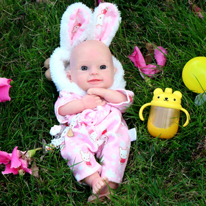 Muñecas Bebé Reborn de Silicona Suave de 11 Pulgadas VTU, Realistas y Adorables, con Conjunto Completo de Ropa, Muñecas Recién Nacidas Realistas para Niñas y Niños - Product Image 3