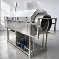 Laveuse à tambour rotatif pour l'industrie alimentaire, en acier inoxydable de qualité alimentaire