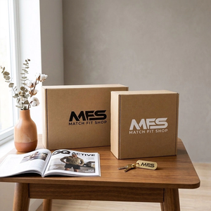 Recycled Kraft Paper Folding Mailer Boxes For <b>Clothes</b> Corrugated Custom Printed Apparel Packaging Boxes Wholesale - Product Image 3