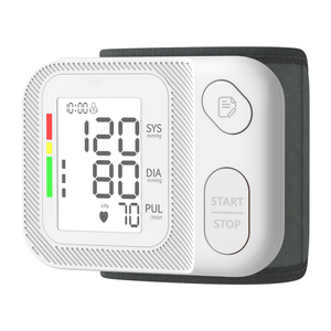 Monitor De Pressão Arterial De Pulso Tensiômetro Display Retroiluminado LCD Esfigmomanômetro Máquina Automática De Pressão Arterial De Punho - Product Image 1