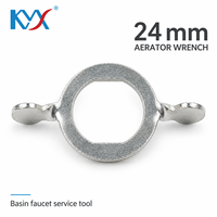 Clé spéciale pour aérateur de robinet à filetage mâle 24 mm, clé spéciale pour l'installation et le démontage du bulleur de robinet, réparation