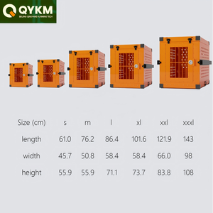 Nouvelle <span class=keywords><strong>cage</strong></span> pour chien en alliage d'aluminium robuste, pour deux grands chiens, pliable, <span class=keywords><strong>cage</strong></span> pour animaux de compagnie, porte à verrouillage sécurisé, utilisation intérieure et extérieure, transport - Product Image 2