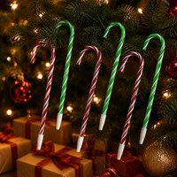 Stylo bille en plastique Candy Cane, à rayures rouge, vert, rose, pour Noël, écriture fluide, cadeau de fêtes, idéal pour les cadeaux de Noël et les fournitures de bureau