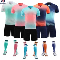Maillot de football lavande personnalisé pas cher et respirant derniers arbitres maillot de football vêtements de haute qualité