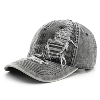 Gorra de Béisbol Personalizada, Estilo Vintage, Lavada, Desgastada, con Cierre a Presión, Bordada a Mano, con Logotipo Deportivo, Estilo Urbano
