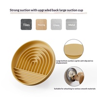 Gamelle anti-glissement en silicone pour chien, motif labyrinthe, plateau interactif pour lécher, anti-étouffement, pour chats et chiots