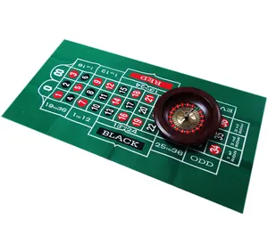 Groen 60Cm * 120Cm Casino Aangepaste Poker Tafelkleed Met Gratis Custom Design Tafel Mat Poker Board Pvc tafel Pad Opvouwbare Mat