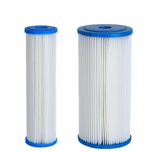 5 Micron PE Paper Pleated Polypropylene Filter Cartridge For Pre Filter