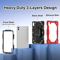 Funda de Silicona para Tablet con Correa de Hombro Antigolpes para Xiaomi Redmi Pad 2 Pro 12.1 Pulgadas POCO Pad M1 12.1 Pulgadas 2025