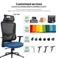 Chaises de Bureau Ergonomiques Pivotantes en Maille Multifonctions pour Personnel – Vente en Gros