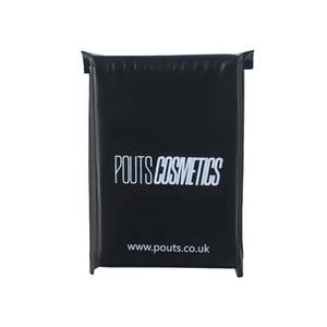 Bolsa de Correo Blanca Reciclada Impermeable, Bolsa de Embalaje de Envío con Logotipo Personalizado Impreso en Negro, Bolsa de Correo Más Gruesa para Ropa - Product Image 5