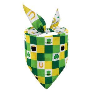 Bavoirs Triangle réversible St. <span class=keywords><strong>Patrick</strong></span>, accessoires foulard porte-bonheur pour chats animaux de compagnie chien Bandana - Product Image 2