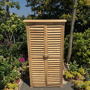 Abri de <span class=keywords><strong>jardin</strong></span> extérieur en bois FSC écologique SDGS008-02 avec toit imperméable, armoire de rangement pour <span class=keywords><strong>jardin</strong></span>, facile à assembler - Product Image 5