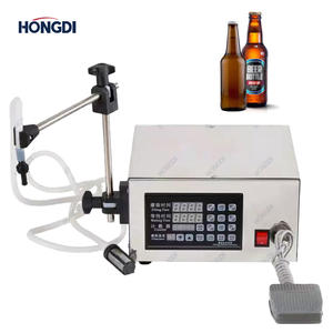 Machine de remplissage liquide semi-automatique de bureau Machine de remplissage lait pour l'industrie alimentaire équipement prix d'usine - Product Image 2