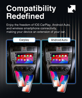 Radio de Coche 2DIN de 8 Pulgadas para Mercedes Benz Clase C W203 2000-2007, Android 15, Carplay, Estéreo, GPS, FM, WIFI, Reproductor Multimedia para Coche