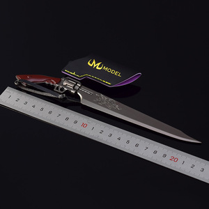 <span class=keywords><strong>Final</strong></span> <span class=keywords><strong>Fantasy</strong></span> VIII Cool Metal Gun Blade Arma Modelo Juguete Espada Acero Hoja abierta Seguridad Juguete Cuchillo Artesanía Decoración - Product Image 6
