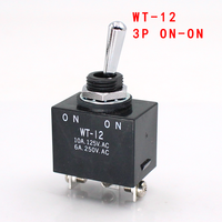 Interrupteur à bascule NKK DPST DPDT WT-11 WT-12 WT-13 WT-18 WT-15 WT-19, interrupteur momentané SPDT, interrupteur à réinitialisation