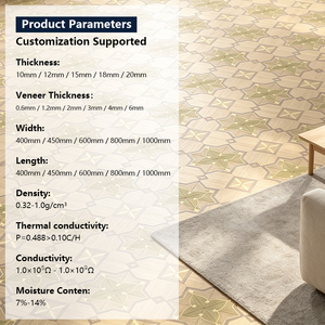Parquet en bois d'orme multicouche T&G de 16 mm, antidérapant, respectueux de l'environnement, certifié FSC, grade ABC, pour salle à manger - Product Image 5