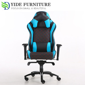 Siège de <span class=keywords><strong>bureau</strong></span> de jeu multifonctionnel en cuir <span class=keywords><strong>vert</strong></span>, réglable, pour joueurs, chaise de <span class=keywords><strong>gaming</strong></span> pas chère pour pilotes - Product Image 3