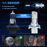 Faro LED para Camión L1 H13, IP68 Impermeable, 9-32V, Controlador Estable, Blanco Brillante, Refrigeración por Tubo de Cobre, Venta al Por Mayor