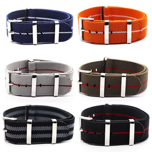 การ์ด DW แบบปรับได้* ชาร์มแบบยืดหยุ่นสไตล์ยุโรปสำหรับไนลอน ไซโก้ วูเวน <span class=keywords><strong>18</strong></span> 20 22 มม. หัวเข็มขัดโลหะ - Product Image 2