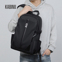 Sac à dos pour ordinateur portable tendance avec boucle renforcée, logo personnalisé, sac à dos pour ordinateur pour le travail quotidien au bureau