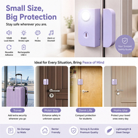 Sensor de Alarma Magnético Recargable para Puerta OEM 130DB, Alerta de Seguridad Inalámbrica para Ventana, USB Tipo-C, Logotipo Personalizado, Antirrobo para Hogar y Viajes