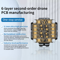 Fabricante de Prototipos de PCB para Drones FPV Llave en Mano |   Placa HDI de 6 Capas de Segunda Orden para Fotografía Aérea y Carreras con Drones
