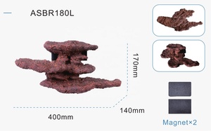 天然の赤い溶岩岩水槽フィルター砂利ミネラル装飾火山石水族館底部風景非金属製品 - Product Image 4
