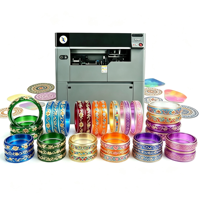 Machine d'impression UV cylindrique OEM/ODM avec armoire de rangement pour bracelets en plastique, verre et produits cylindriques