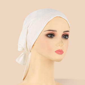 Pañuelo para la Cabeza Musulmán de Lujo Personalizado en Varios Colores para Mujer, Tela Suave con Detalle de Lazo, Cubre Cabeza Modesto, Dubai 2026 - Product Image 5