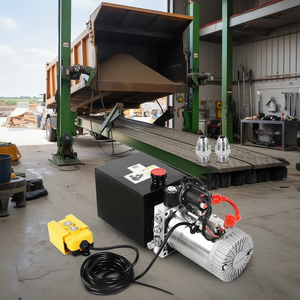 Pompe hydraulique 4L 3200 PSI à simple action en alliage d'aluminium pour remorques à benne basculante et plateformes élévatrices de voitures - Product Image 2