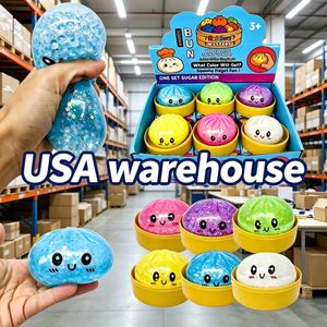 Jouet Squishy en forme de boulette à rebond lent, rempli de billes, en TPR souple, sensoriel, anti-stress, balle à presser, 72 pièces, personnalisé USA - Product Image 6
