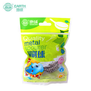 Earth Metal Scrubber Brush 20g Kitchen Cleaning Tool Stainless Steel Wire Ball - Product Image 4
