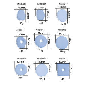 DIY Epoxy Resin <strong>Marble</strong> <strong>Coaster</strong> Making 18 Shape Silicone Mold for <strong>Coaster</strong> - Product Image 5