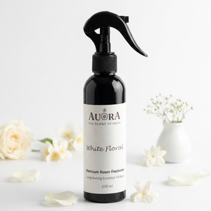 Auora White Floral Room Deoderizer Liquid Spray <b>Essential</b> Oil Base Long-Lasting Natural <b>Home</b> Decor Factory Price Custom Label - Product Image 1