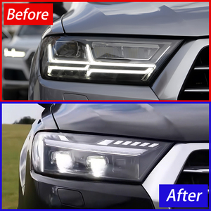 <span class=keywords><strong>2025</strong></span> Phong Cách <span class=keywords><strong>LED</strong></span> Tự Động Đèn Pha Ống Kính Máy Chiếu Cho Audi Q7 2016-2019 Xe Đầu Đèn Lắp Ráp Cắm Chơi Mới 6500K Màu - Product Image 5