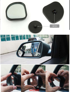 360. Wide Angle Side Rear View <b>Mirror</b>, Universal Exterior Accessories for Most <b>Cars</b>, SUVs and Trucks (Black, Fan) - Product Image 2