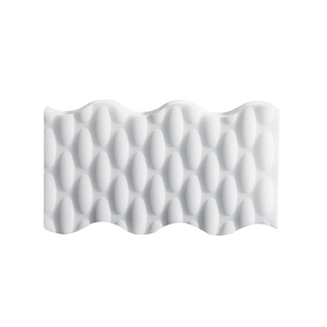 Éponge en mélamine écologique haute densité avec forme personnalisée, points ovales en relief, design ondulé pour effaceur, pour l'élimination des taches de cuisine - Product Image 2
